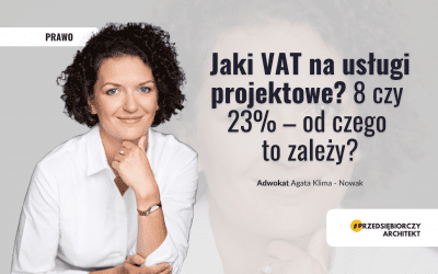 Jaki VAT na usługi projektowe? 8 czy 23% – od czego to zależy?