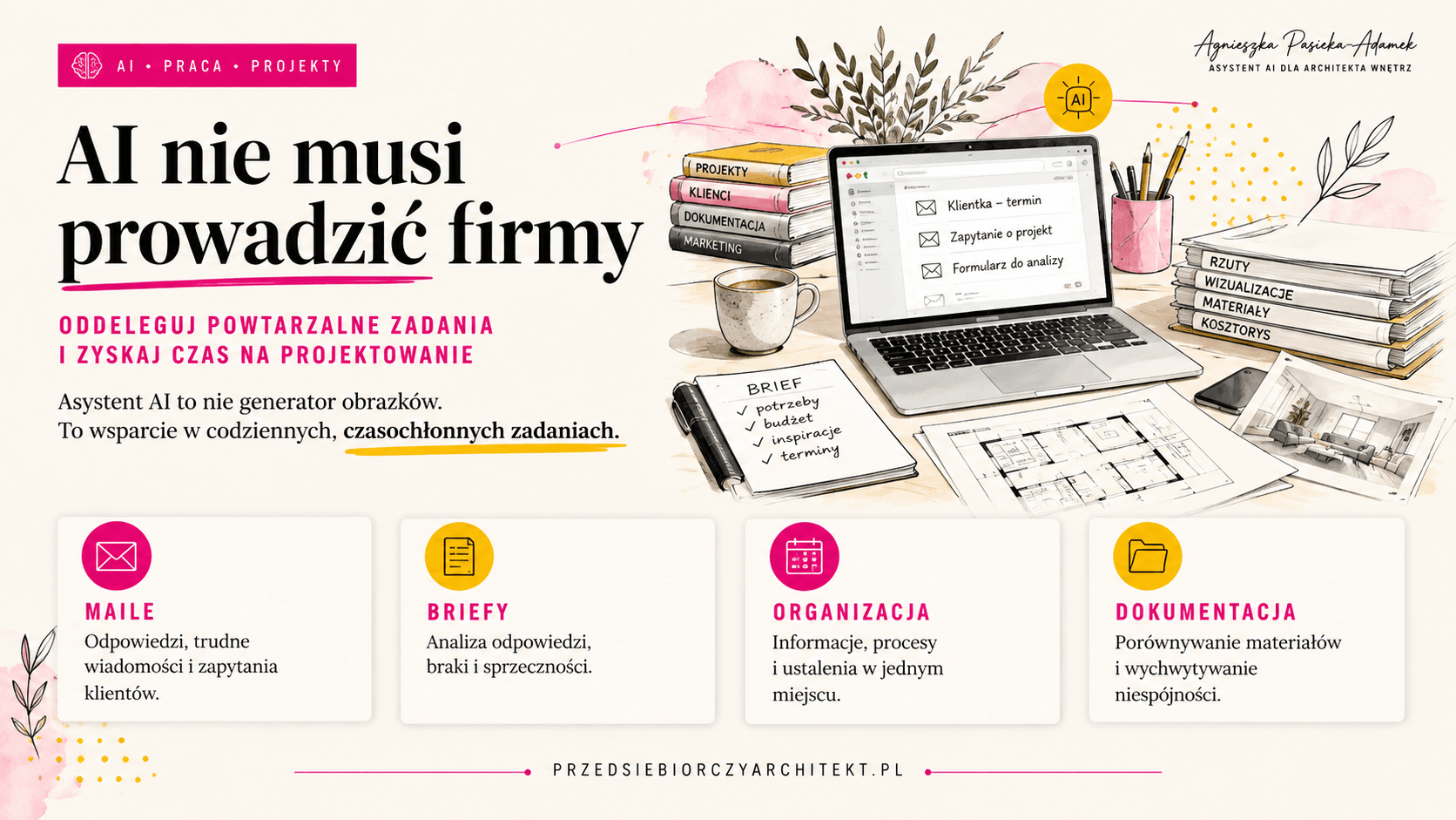 Asystent AI dla architekta wnętrz i praca przygotowawcza